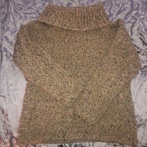 Brown Turtleneck Sweater